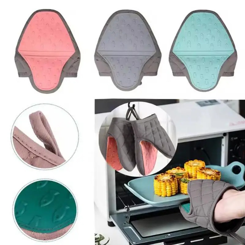 1PC Silicone Anti-scalding Ove - Oven Mitt Silicone ulasan dan harga