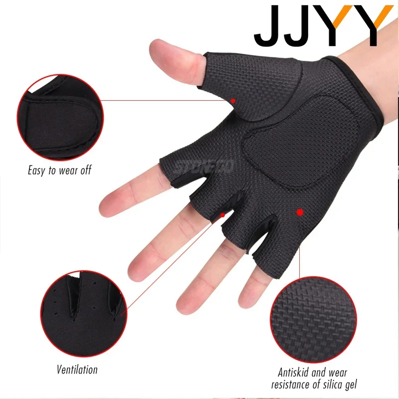 Breathable Half Finger Anti Sl - Workout Glove Gym ulasan dan harga