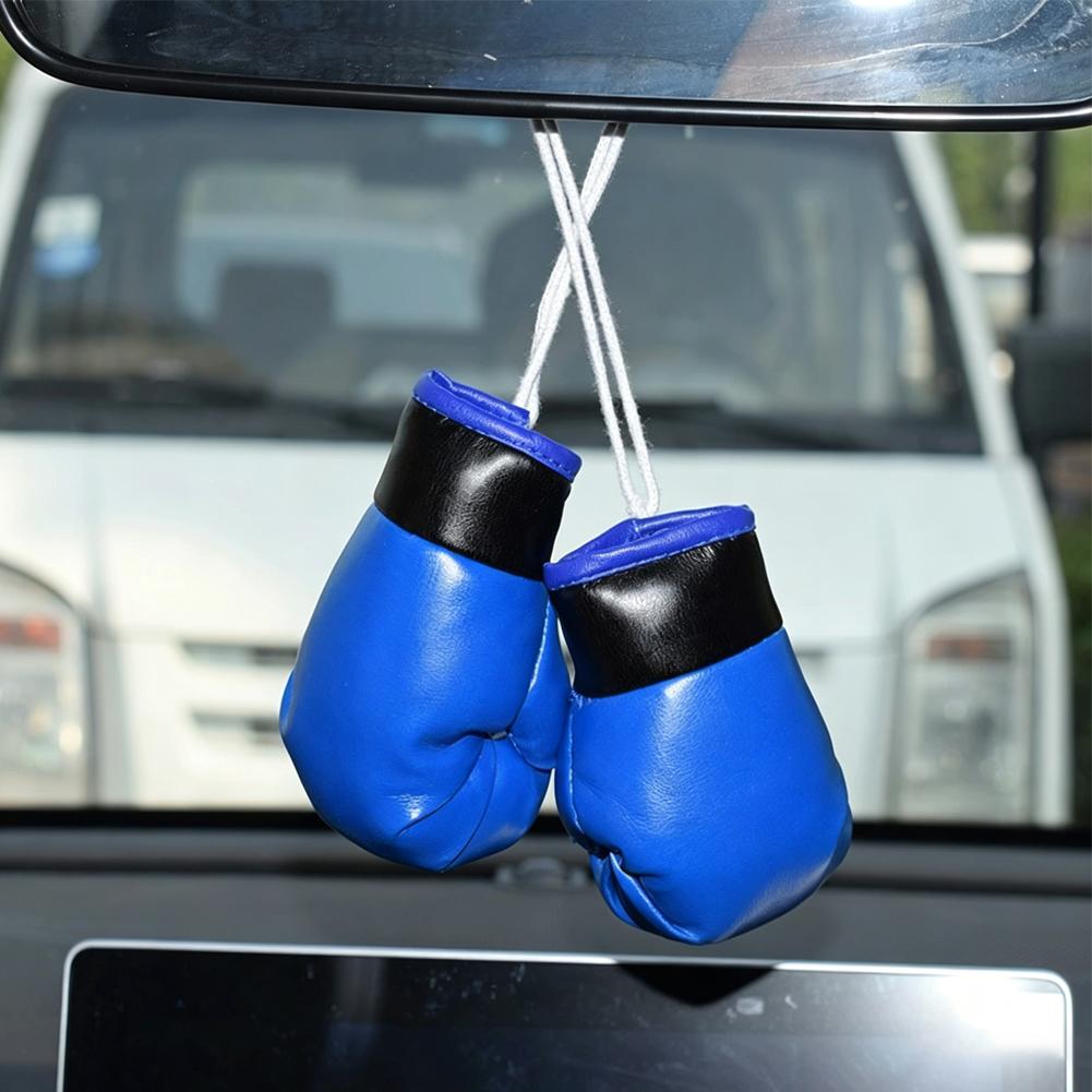 Mini Boxing Gloves Car Rearvie - Leather Driving Glove ulasan dan harga