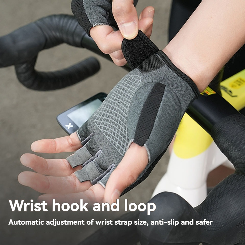Cycling Sport Half Finger Glov - Workout Glove Gym ulasan dan harga