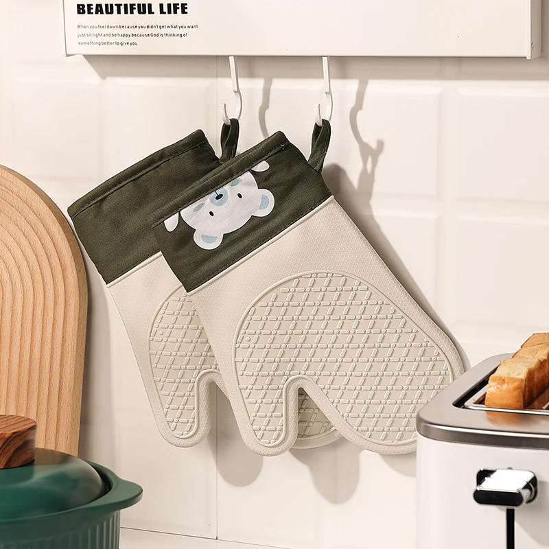 Silicone Heat Insulation Glove - Oven Mitt Silicone ulasan dan harga
