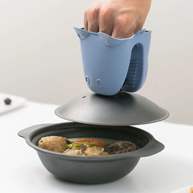 Thickened High-Temperature Res - Oven Mitt Silicone ulasan dan harga