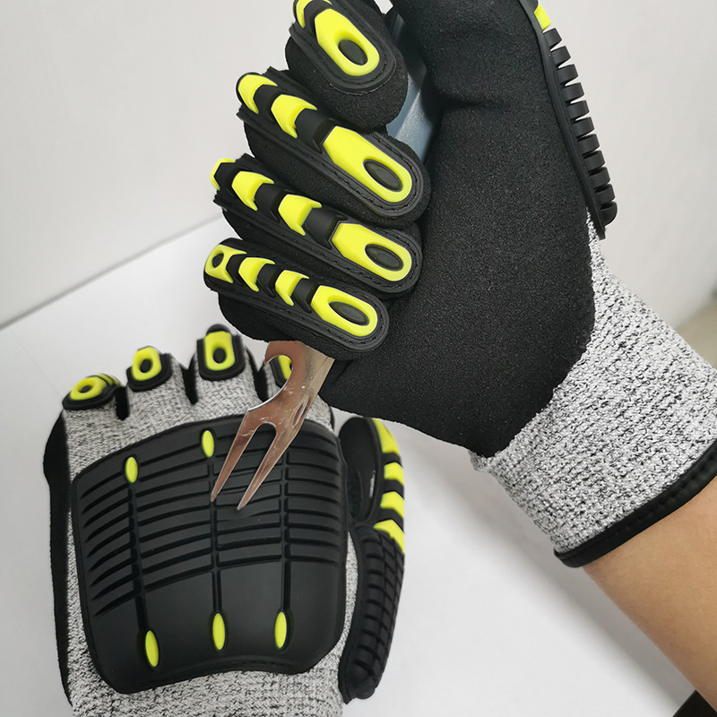 Anti Vibration Gloves SBR Padd - Work Glove Impact ulasan dan harga