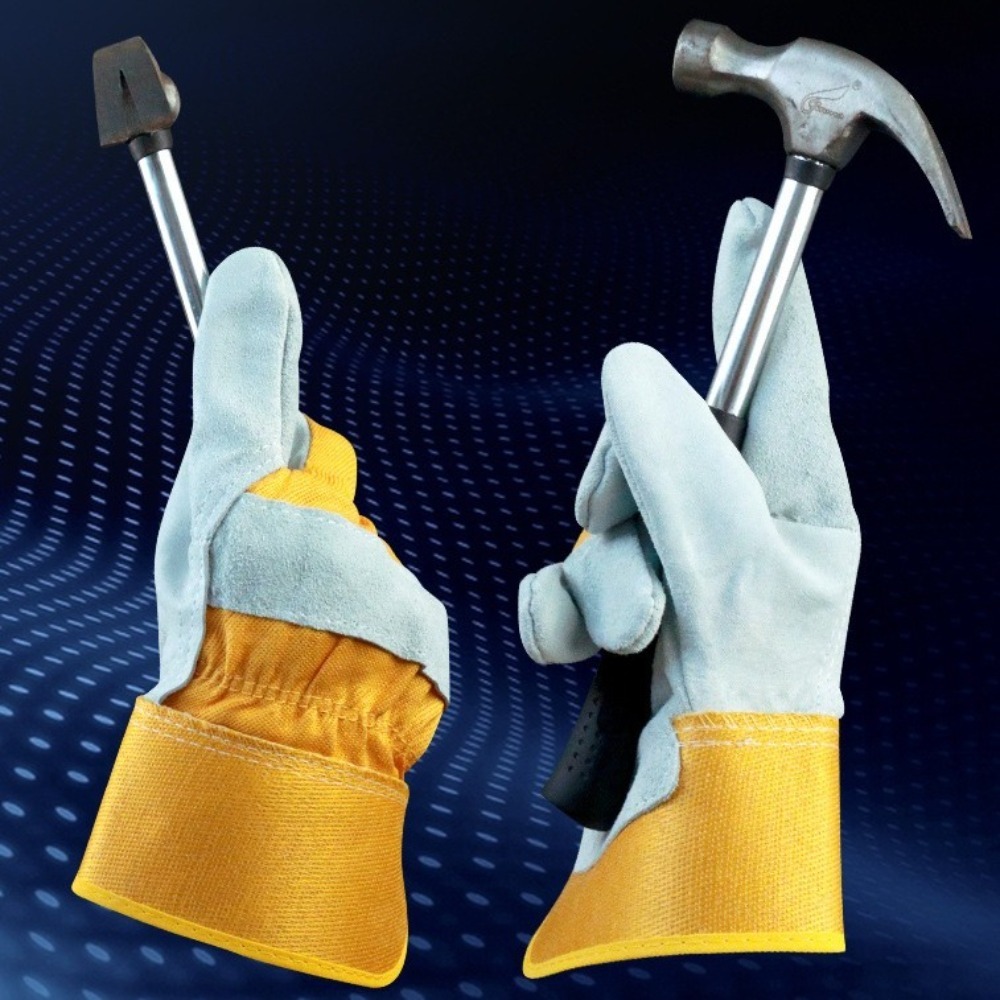 Cowhide Leather Gardening Glov - Cut Resistant Glove ulasan dan harga