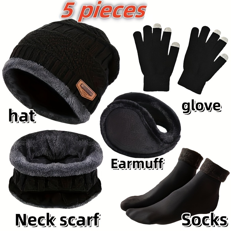 Men's winter hat, outdoor wint - Winter Glove Insulated ulasan dan harga