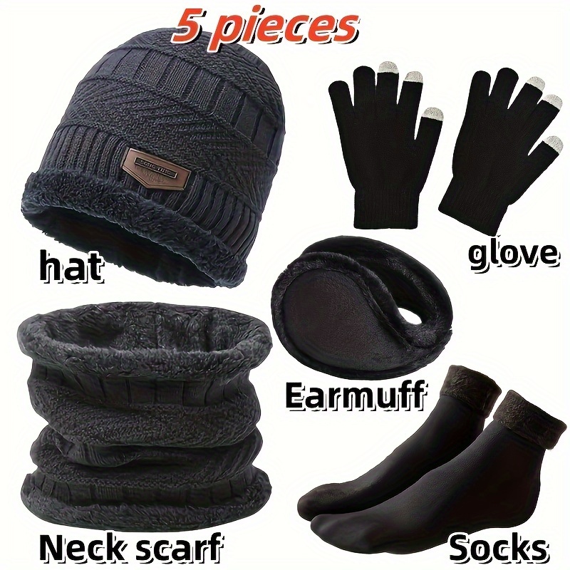 Men's winter hat, outdoor wint - Winter Glove Insulated ulasan dan harga