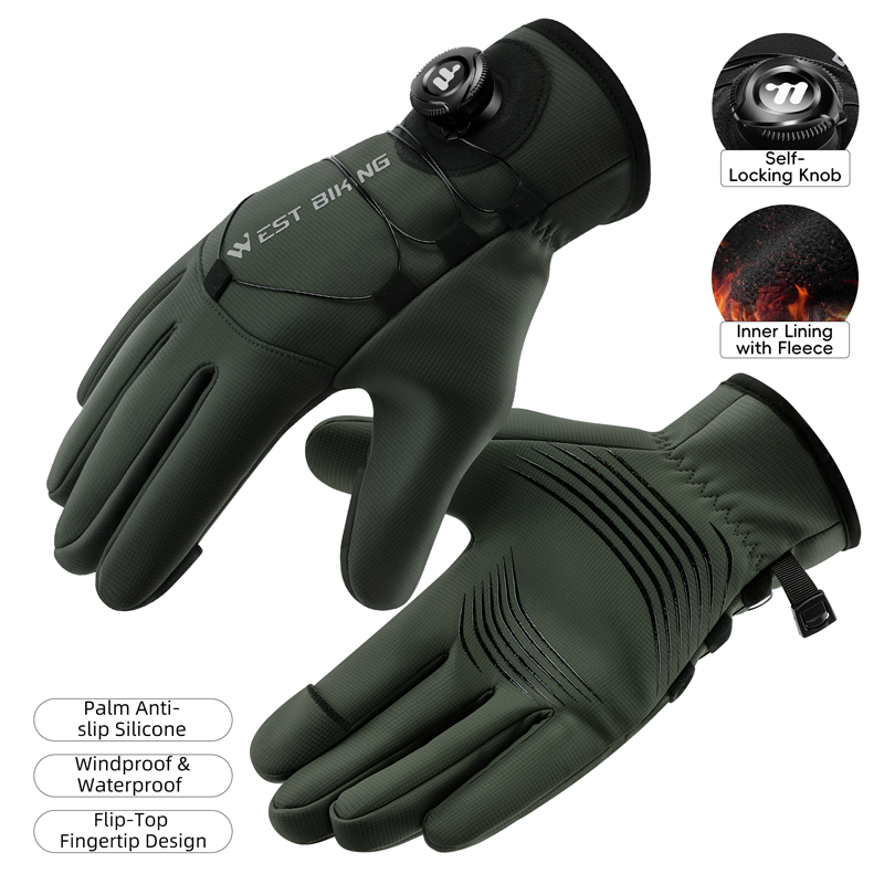 Winter Bike Gloves Magnetic Qu - Winter Glove Insulated ulasan dan harga