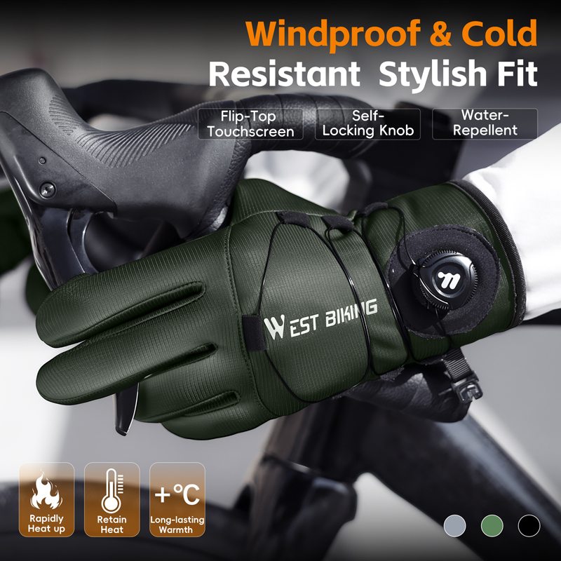 Winter Bike Gloves Magnetic Qu - Winter Glove Insulated ulasan dan harga