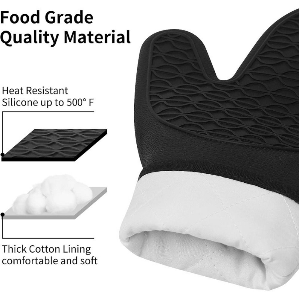 Food Grade Silicone Oven Mitts - Oven Mitt Silicone ulasan dan harga