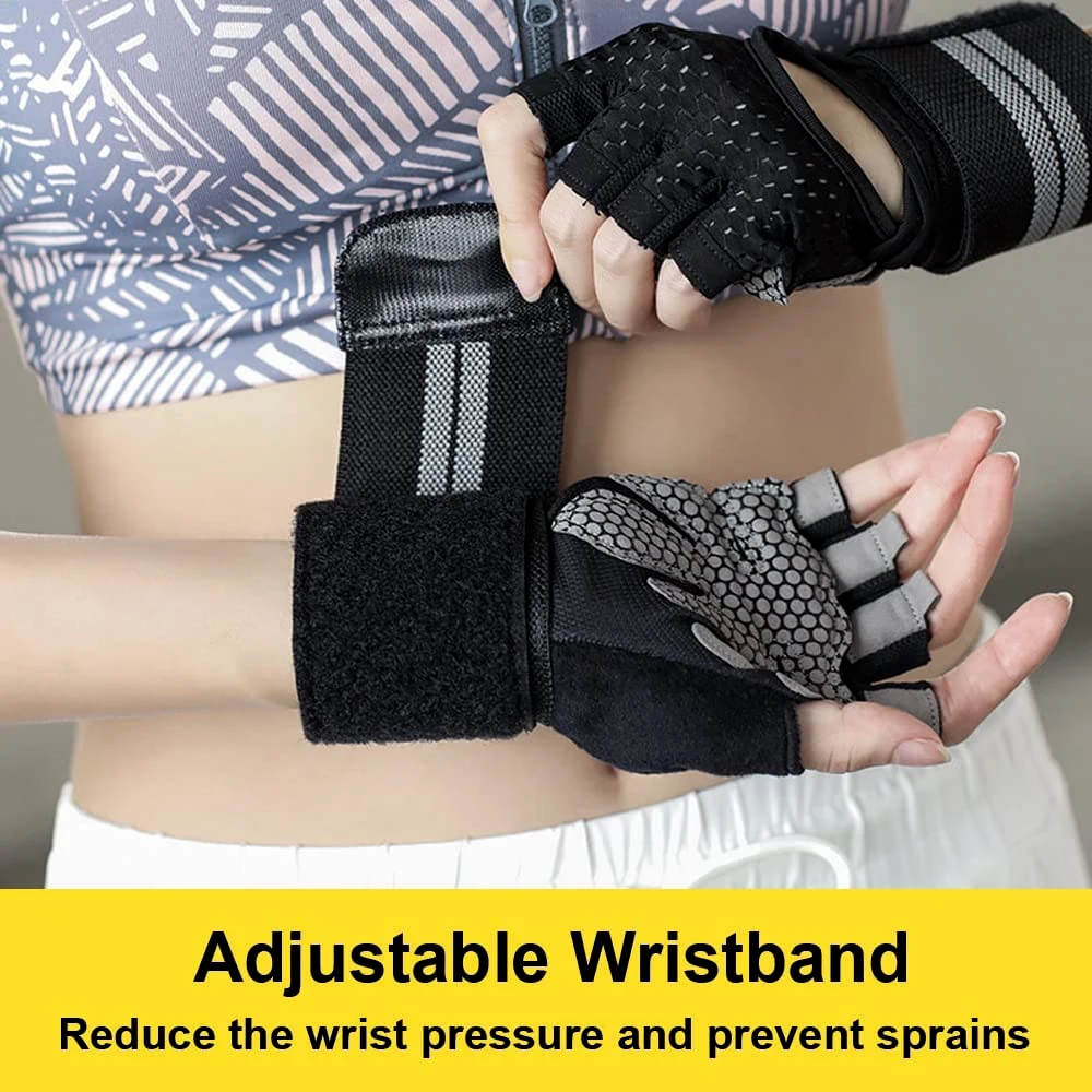 1Pair Half Finger Gym Fitness  - Workout Glove Gym ulasan dan harga